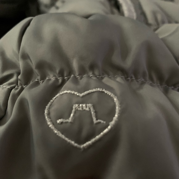 Château de sable Paris baby girl down feather gray puffer winter coat 18… - Picture 7 of 13